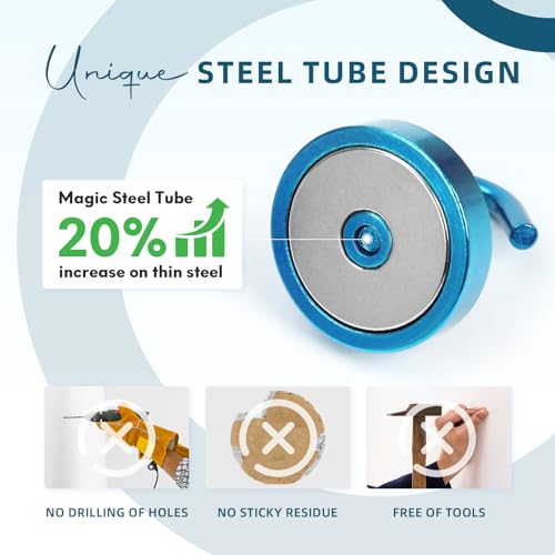 Magnetic Hooks Steel Tube Design for Cruise (10 Count)