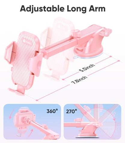 Stable Car Phone Holder [Upgraded Strongest Suction