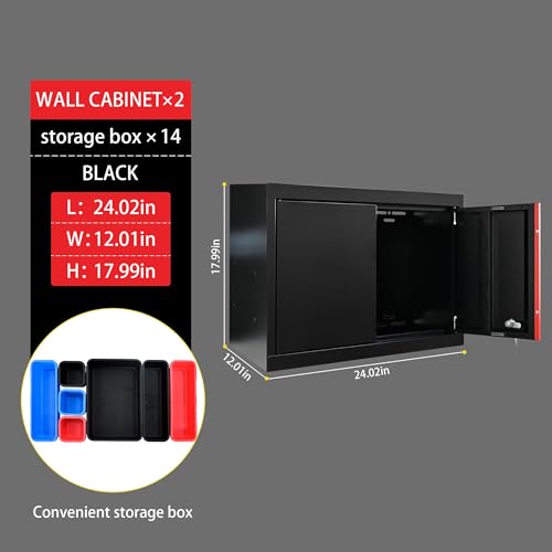 Pre Assembled Garage Storage Cabinet System (6 Count)