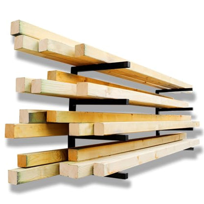 Wood Organizer and Lumber Storage Rack Wall Mount