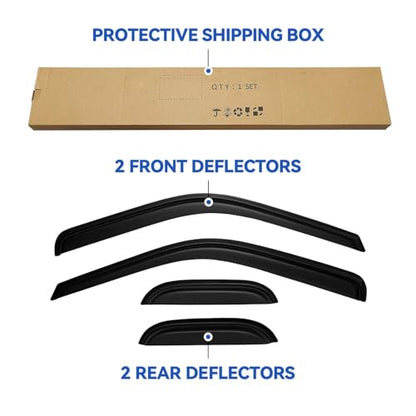 Window Visors Rain Guards for 1999