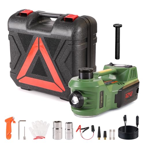 Portable Electric Car Jack 5 Ton 12V Hydraulic Car Jack Set
