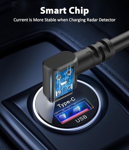 Type C to DC3.5 Radar Detector Cable for Escort