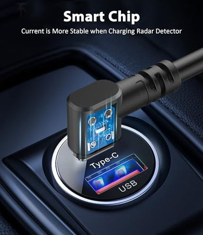 Type C to DC3.5 Radar Detector Cable for Escort