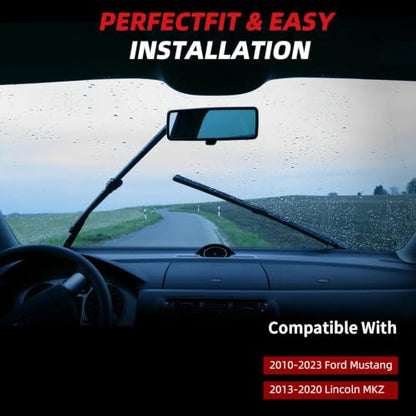 Windshield Wiper Blades Replacement for Ford Mustang 2010