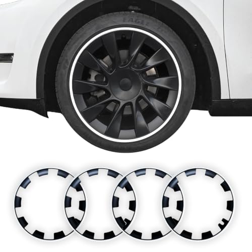 Wheel Rim Protector for Tesla Model Y 20 Inch Induction Wheels All (4 Count)