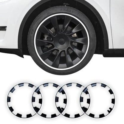 Wheel Rim Protector for Tesla Model Y 20 Inch Induction Wheels All (4 Count)