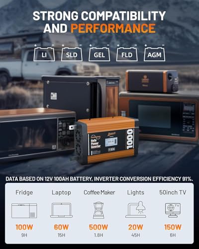 1000W Pure Sine Wave Power Inverter