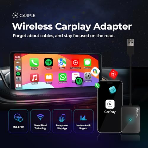 Wireless Carplay Adapter with Web App and OTA Updates