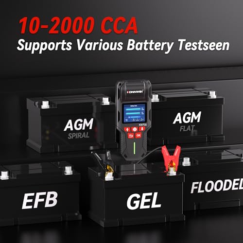 KW700 Car Battery Tester with Printer 12V
