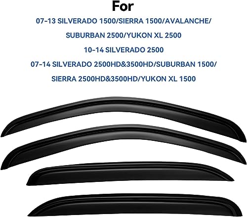 Window Visors Rain Guards for 2007