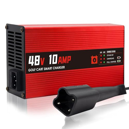 48V 10AMP Golf Cart Battery Charger for 48 Volt G29 Drive & Drive 2 Golf Carts Lead