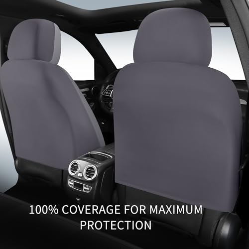 Faux Leather Front Car Seat Covers (2 Count)