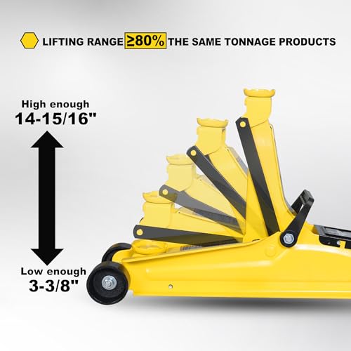 2.5 Ton Trolley Jack Hydraulic Low Profile Floor Jack for Cars Lift with Single Piston Lift Pump
