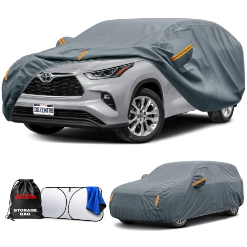Waterproof Heavy Duty Car Cover Custom Fit Toyota Highlander