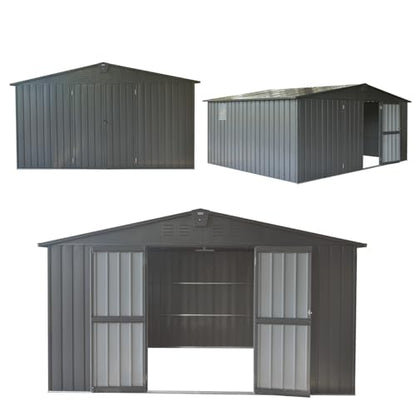 Domi Outdoor Storage Shed 11' x 12.5'