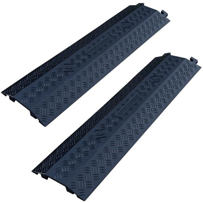 2 Pack Black 40" Cable Ramp 1
