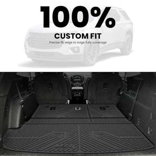 Trunk Mat Backrest Mat for Chevy Traverse 2018