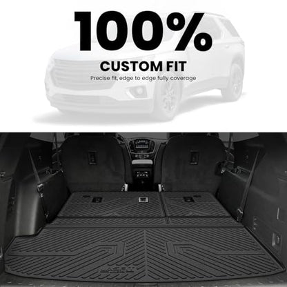 Trunk Mat Backrest Mat for Chevy Traverse 2018