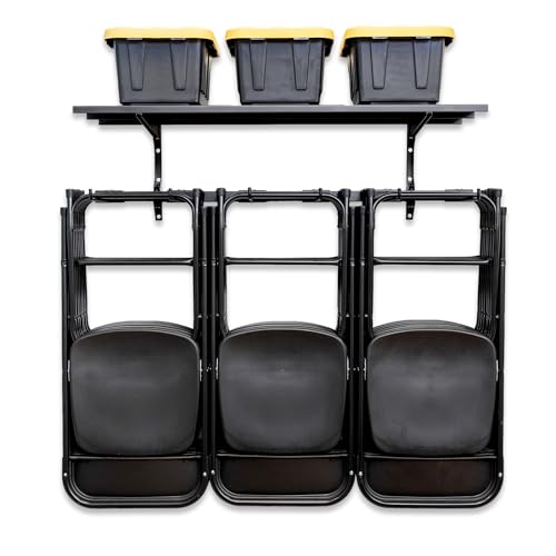 Chair Storage Rack with Storage Shelf