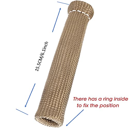 Titanium Spark Plug Wire Boots Thermal Protection Insulator Sleeve (8 Count)