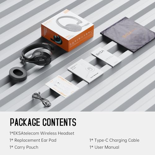 Upgrated Trucker Bluetooth Headset with ENC Microphone