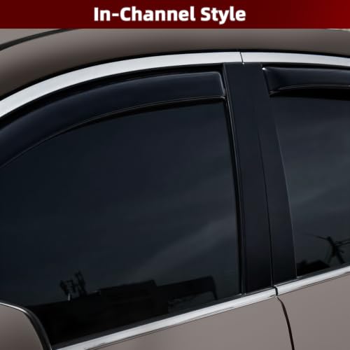 in Channel Window Rain Guards Fit for Honda CRV 2007 2008 2009 2010 2011