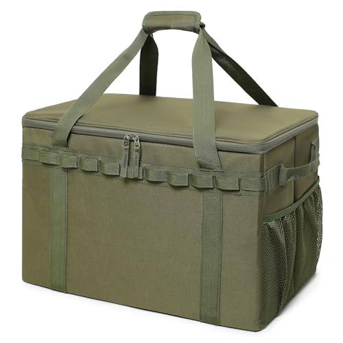 Tactical Camping Storage Bag 46L Rigid yet Foldable Tote Bag