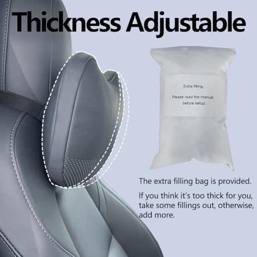 TESBEAUTY Headrest Pillow 2 Packs for Tesla Neck Pillow Uniquely Designed for Tesla Model Y (2 Count)