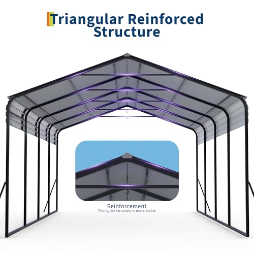 12x20 FT Metal Carport