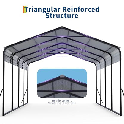 12x20 FT Metal Carport