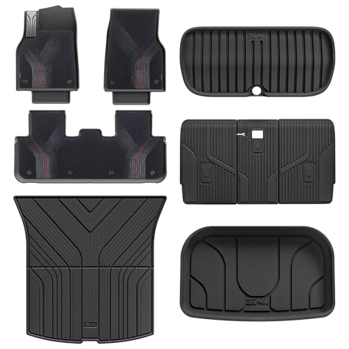 9PCS Floor Mats for Tesla Model Y Juniper 2025 2026 Star Trails Carpets