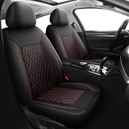 Faux Leather Front Car Seat Covers (2 Count)