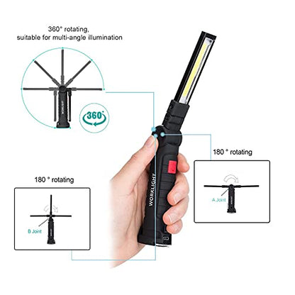 Rechargeable LED Work Light (4 Count)