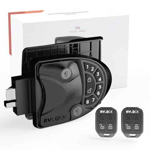 V4 Keyless Entry RV Door Lock with Premium Keypad & Full Metal