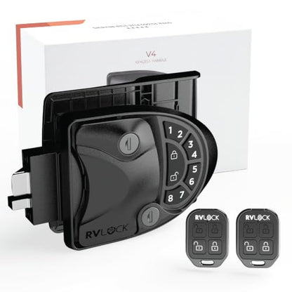 V4 Keyless Entry RV Door Lock with Premium Keypad & Full Metal