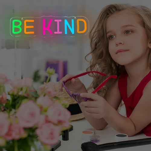 Be Kind Neon Sign for Wall Decor