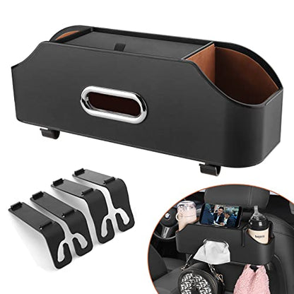 Car Seat Back Organizer with Cup Holders (22.9281 Ounce)