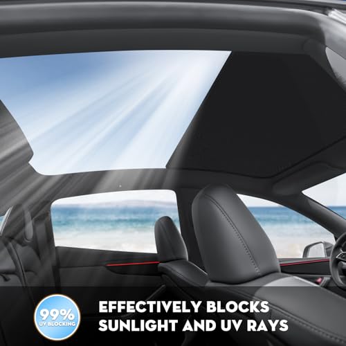 Upgraded 2026 Roof Sunshade for Tesla Model Y Juniper