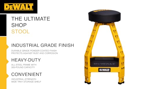 Heavy Duty Metal Stool for Garage and Shop
