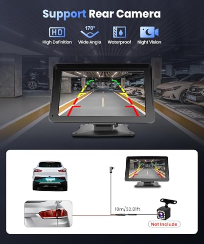 Portable Car Stereo with Wireless Carplay 7Inch Carplay Screen