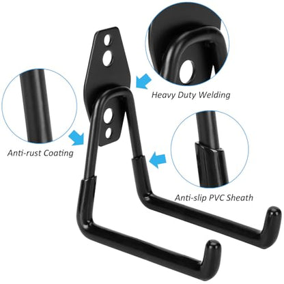 6 Pack Garage Hooks Heavy Duty (6 Count)