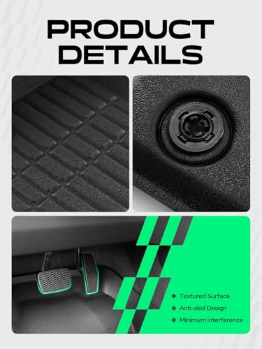 Automotive Floor Mats for Toyota Highlander 2008 (3 Count)