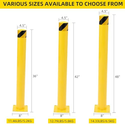 4 Pack Heavy Duty Safety Bollards