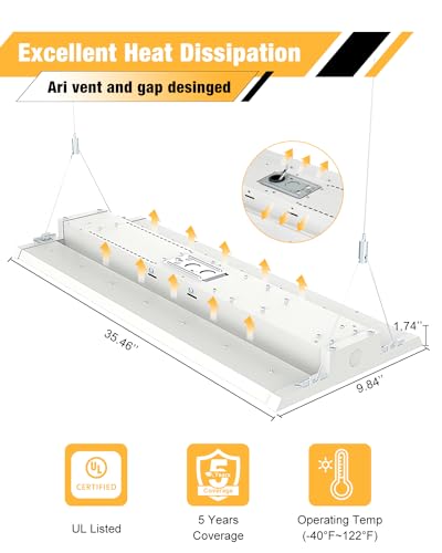 LED Linear High Bay Light (4 Count)
