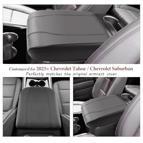 2025 2026 Tahoe Center Console Cover for 2025 2026 Chevrolet Tahoe