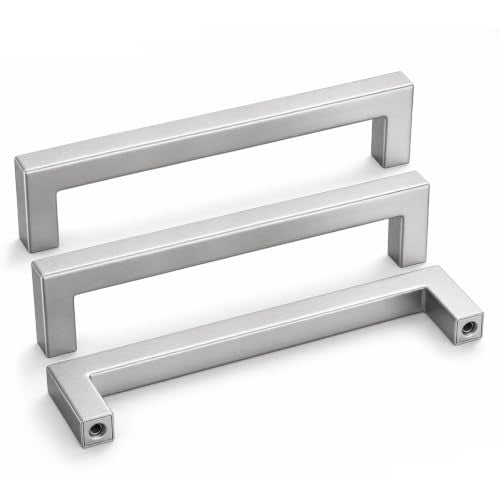 5 Pack 6-1/4 Inch Brushed Nickel Cabinet Pulls Drawer Handles (5 Count)