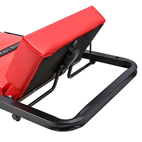 TOOLS 00192 48" 2 IN 1 Folding Rolling Garage Shop Creeper Roller Seat