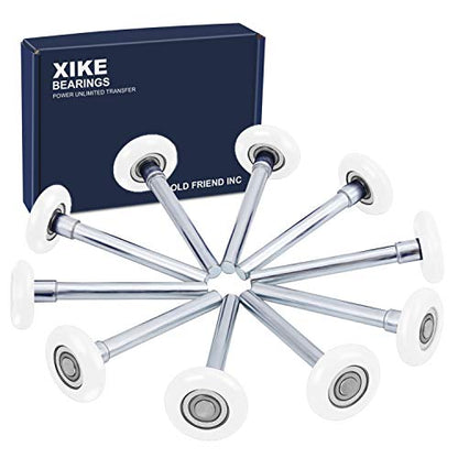 White 2" Nylon Garage Door Roller (10 Count)