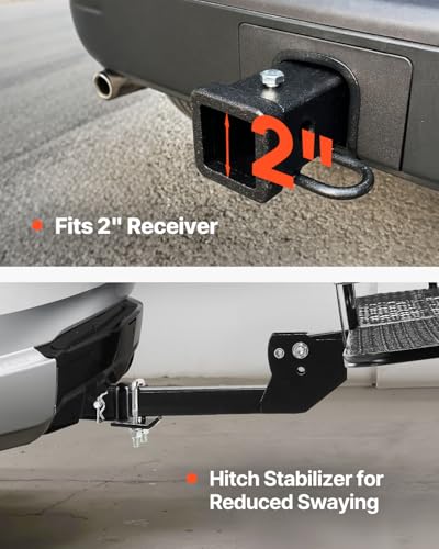 60 x 24 x 6 in Folding Hitch Cargo Carrier 500lbs Capacity